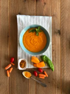 A bowl of soup